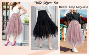 Whimsical full tulle skirts in warm hues like peach and dusty rose, paired with fitted bodices, creating a romantic look for bridesmaids.